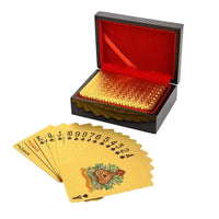 Carte Poker<br/>Or 24k Coffret Bois
