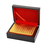Carte Poker<br/>Or 24k Coffret Bois