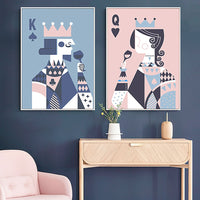 Tableaux Roi et Reine poker