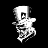 Sticker Poker<br/>Tête de Mort