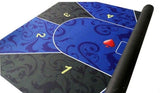 Tapis poker Épaisseur Grand bleu