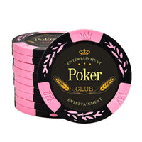 Jetons Rose poker Texas Hold'em