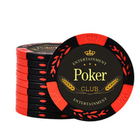 Jetons Rouge Poker Texas Holdem